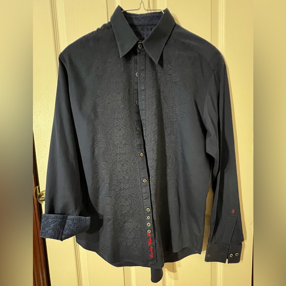 Robert Graham long sleeve button down shirt.